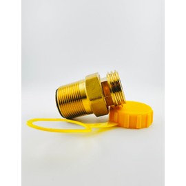 420lb Propane Tank Fill Valve 420 Lb LPG 120 Gallon 1-1/4" NPT Filler ASME 1-3/4