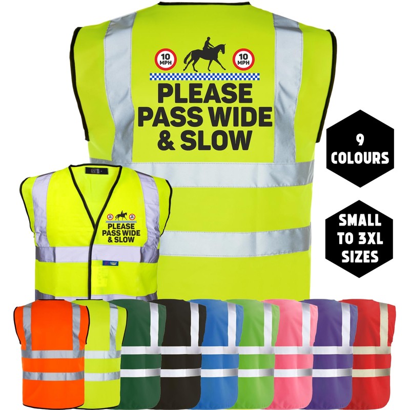 Corporate Togs Equine Safety Apparel - High Vis Vest, PLEASE