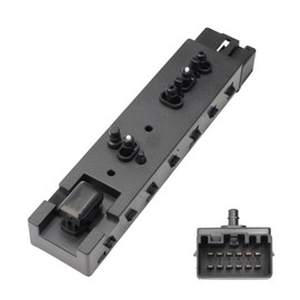 10 Way Driver Side Seat Switch Compatible with cMax Edge Explorer Expedition F150 Flex MKX MKZ Mercury Navigator, Replaces # 6L2Z14A701FAA, 9L3Z14A701FB SW7260 601600