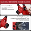 Cement Mixer, Handheld Electric Concrete Mixer, Portable Mortar Mixer with