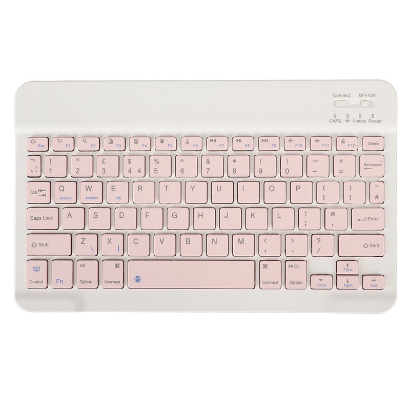 Tablet Keyboard UK Layout BT Connection 32.8ft Control Protective Case