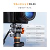 K&F Concept Fluid Head Smooth Stable Tripod Fluid Head Pan/Tilt