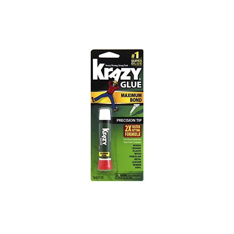 Krazy Glue, Max Bond Super Glue, Precision Tip, 2 g