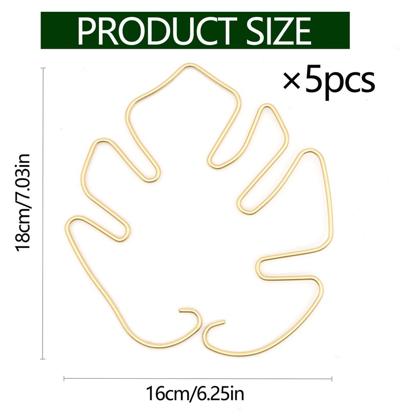 GOOOXIM 5PCS Plant Stem Support - Durable Monstera Stabilizer Grapple