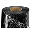 Industrial Utility Diamond Plate Metallic Black Chrome Finish Vinyl Wrap