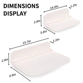 2pcs Floating Shelf Storage Rack, Non Perforated Hanging Storage Rack,Foldable Display Wall Rack, Suitable for Multi-Purpose Storage of Rvs, Campers, Attic, Bedside, Bathroom, Home Wall Rack, Etc