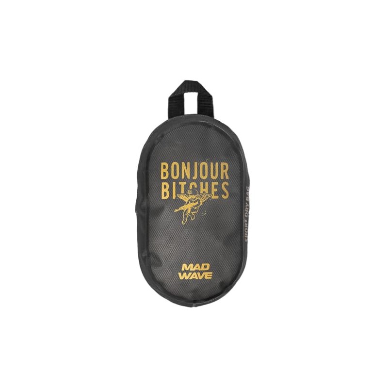 Mad Wave Bonjour es 3 Litre Black Swimming Bag, black,