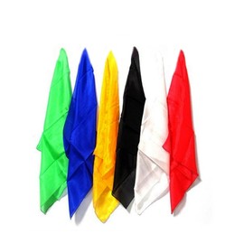 AIMOFAMAG 6pcs Magic Silk Handkerchief Magicians Scarves Magic Trick Colorful Silk Scarf Stage Magic Magician Accessories (30x30cm)