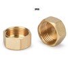 nutmanel Brass Cap 1/2 Inch Female Thread, Brass Blanking Plug