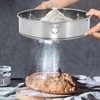 Gsakskdsap 2 Pieces Flour Sieve Stainless Steel, Fine Flour Sieve,
