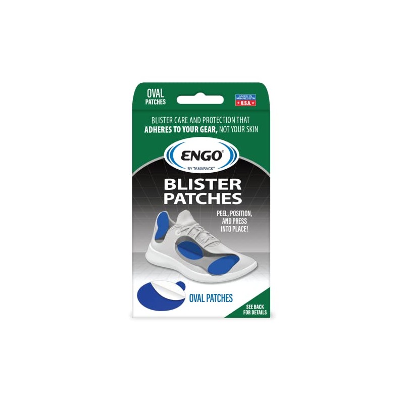 ENGO Blister Prevention Patches Oval Patches (Large Oval, 4, Count)