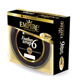 Sensationnel Empire Bump weaving hair - Empire Wrap 6 human hair short feather weave bump- Empire HH Feather Wrap 6 inch (RED)