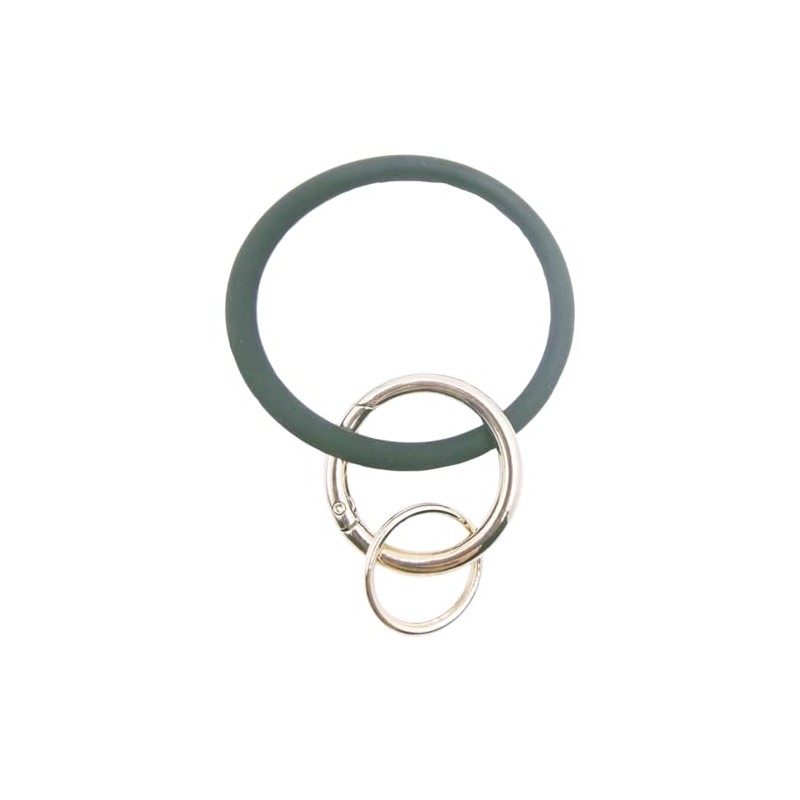 jtkdxqs Bracelet Wristlet Keychain Bangle Chains Circle Silicone Key Ring