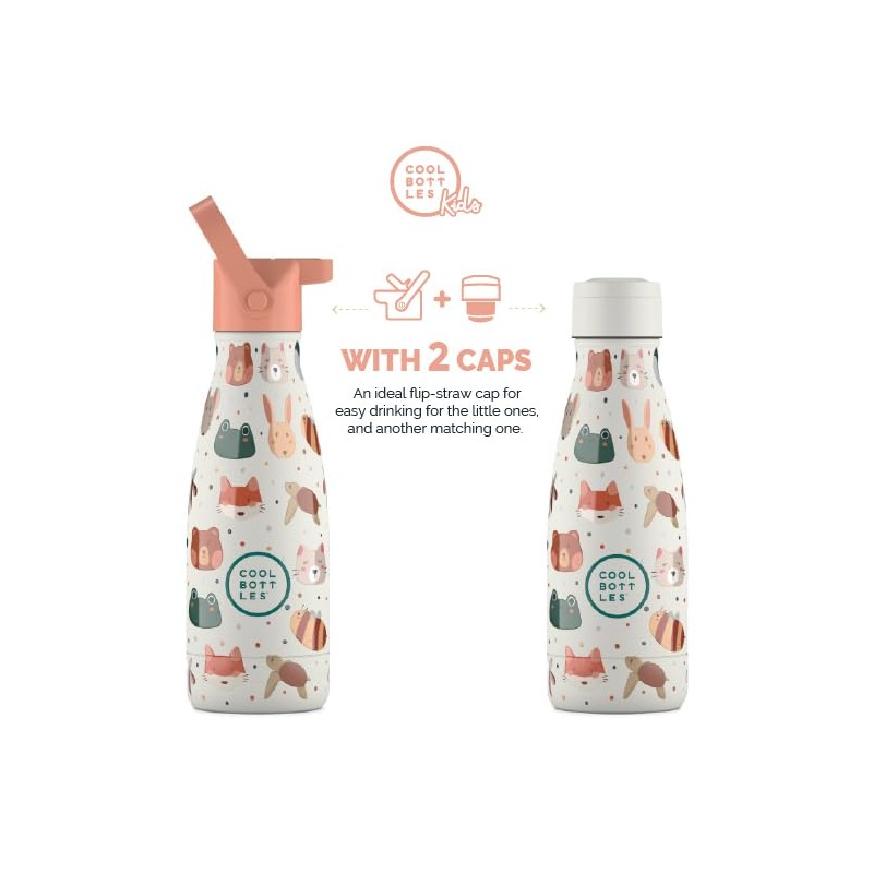 Cool Bottles - Thermos Flask for Children - Stainless Steel