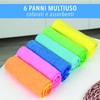 LA CASA DELLE COSE Microfibre Cleaning Cloth (Pack of 6),