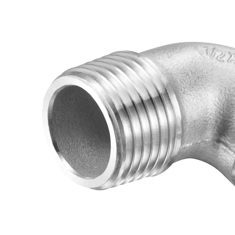 sourcing map 304 Stainless Steel Hose Barb Fitting Elbow, 20mm