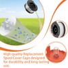Strimmer Spool,Replacement Strimmer Line,Replacement Spool Caps,ompatible with Black Decker Replace