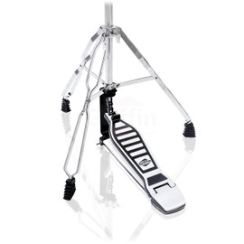 Griffin Deluxe Hi-Hat Stand Hi Hat Cymbal Pedal With Pull Chain | HiHat Mount with Chrome Double Braced Hardware Accessory Set | Adjustable High Hat Holder Ideal for Mobile Percussion Drummers