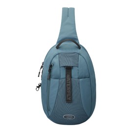 WATERFLY Small Crossbody Sling Backpack: RFID Blocking Anti Theft Sling Chest Bag Travel Shoulder Causal Daypack