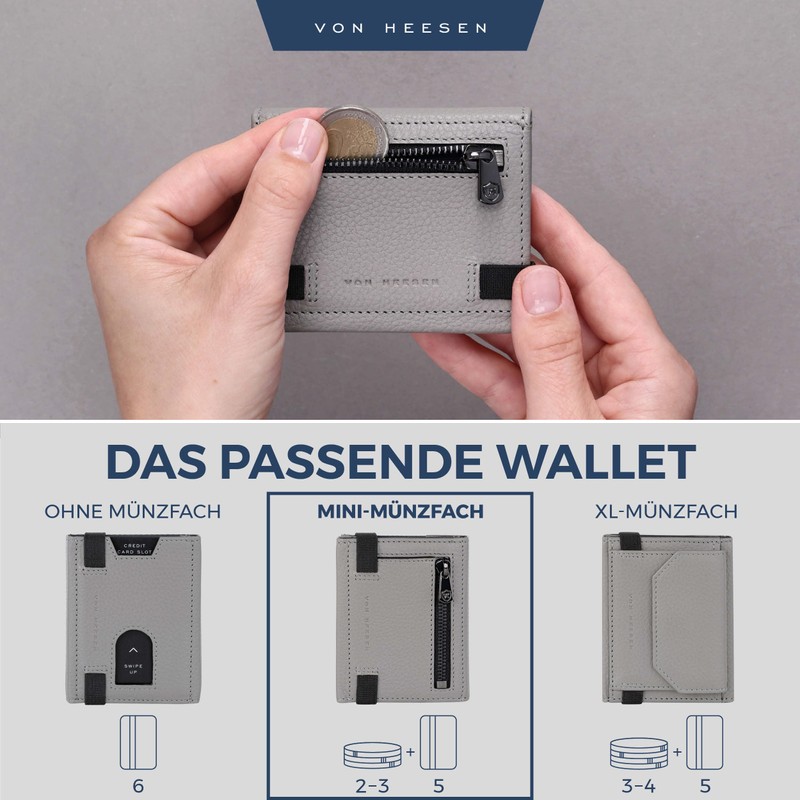 Von Hessen Slim Wallet with RFID Protection – Card Case