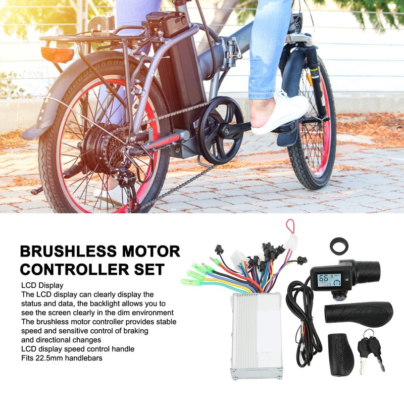 36V 48V 350W Electric Bicycle Brushless Controller Kit, Brushless Motor