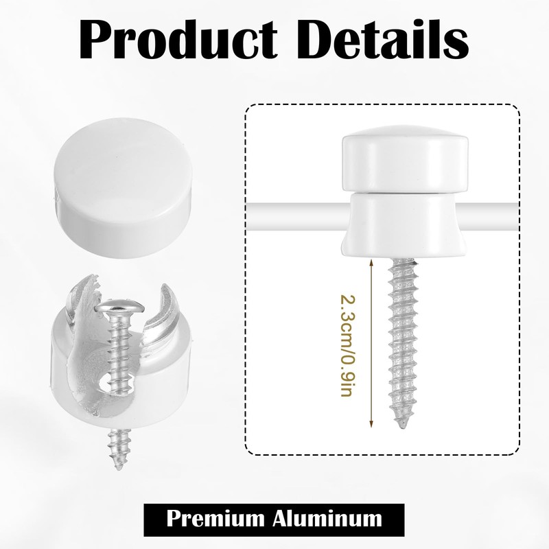 Yuanchu 3 Sets Cable Organiser Clips, Adhesive Cable Holder Clips