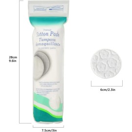 Almohadillas Algodon Facial Desmaquillante Pads 100pcs