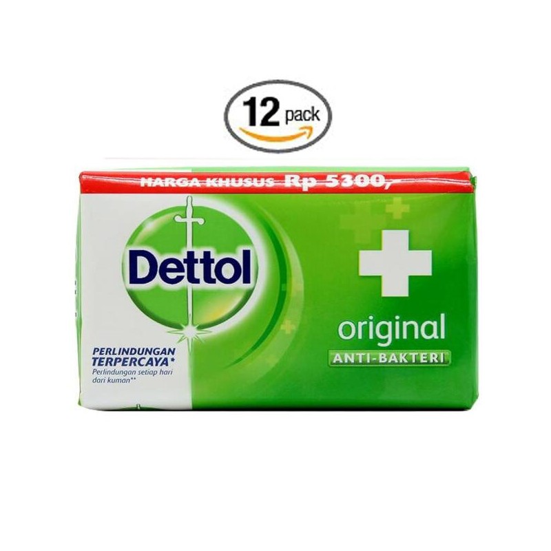 Dettol 데톨 항균 핸드 앤 바디 바 비누, 오리지널, 110