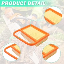 Air Filter Kit for Stihl TS410 TS420, ADEFOL Air Filter with Fuel Filter TS 410 and TS 420 Spare Parts, Saw Accessories