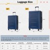 Merax Luggage Sets 4 Piece Suitcase Set, Expandable Hardside 20