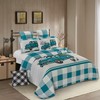 Virah Bella 3 Piece Full/Queen Cabin Quilt Bedding Set -