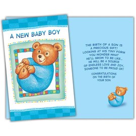 Stockwell Greetings New Baby Boy Greeting Card