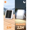 intelamp Solar Lights Outdoor Portable Bright Solar Light for Camping,
