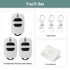 3PCS 433.92mhz Garage Door Remote Control with Key Fob for