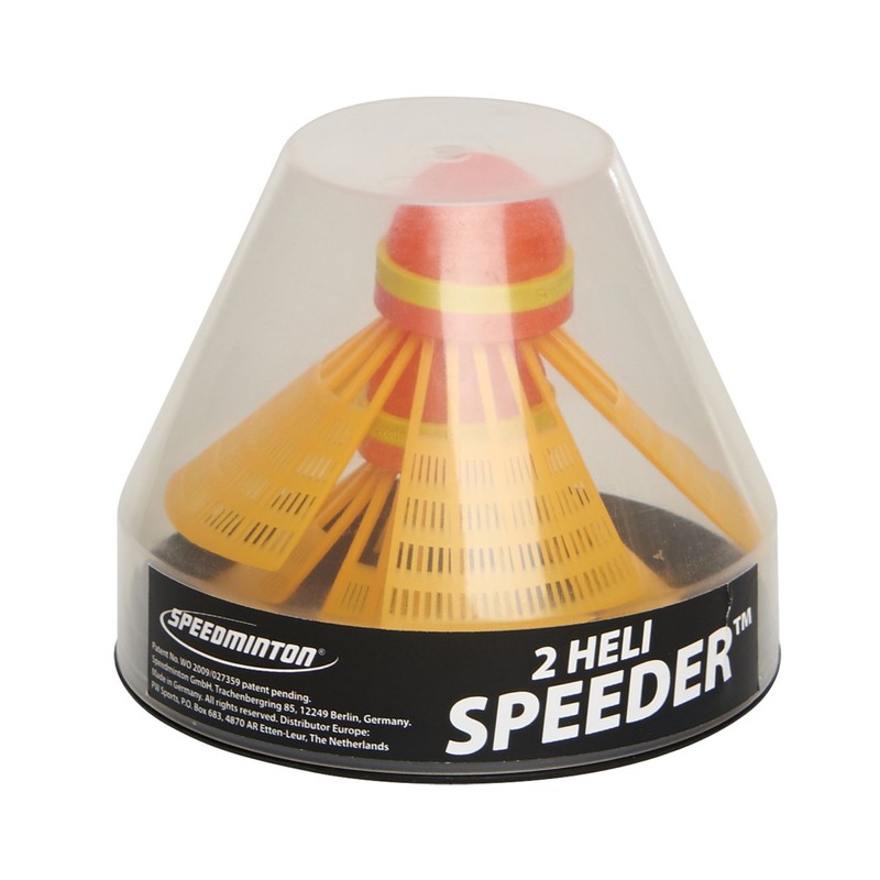 Speedminton® HELI Speeder® - 2er Pack Speed Badminton/Crossminton Einsteiger- und
