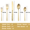 20-piece Gold Silverware Set Stainless Steel Flatware Set Mirror Polished