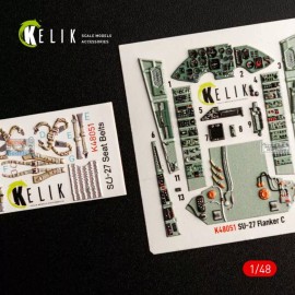 ResKit RESK48051K 1:48 ResKit/Kelik 3D Detail Set - Su-27 Flanker (GWH kit)