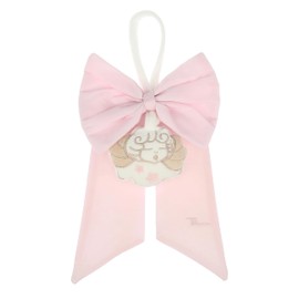 THUN, Fiocco Nascita Lei in Cotone e Poliestere, Linea Baby, Idea Regalo per Bambini e Neonati, Fiocco 15 x 12 cm, Nastri 16 x 16 cm