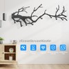 Vasttron Wall Coat Hook, Coat Hook, Wall Hook, Black Metal