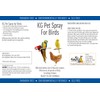 KG Pet Spray for Birds - 128oz Ready to Use