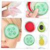 TOVINANNA 6pcs Cooling Eye Patch Fruit Eye Mask Sleep Pad