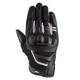 Oxford Men's Omega 1.0 Air Glove | Mesh Sports Motorcycle Gloves, Black/White, M