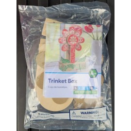 Lowe’s Lowe's SPINNING TRINKET BOX - DIY Kids Workshop Kit w Patch MAY 2025 - New