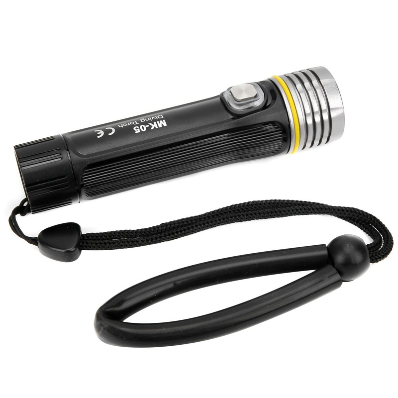 Waterproof Flashlight Night Diving Light Torch 100m Underwater Lighting Lamp