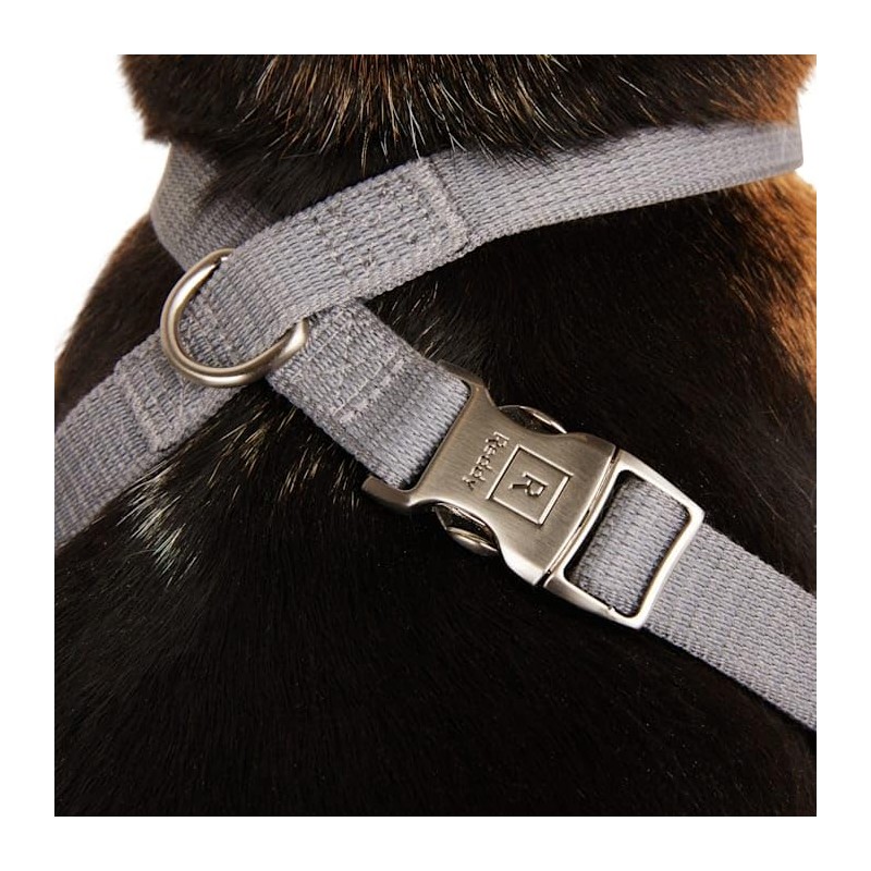 Reddy Grey Reflective Dog Harness, Medium