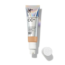 It Cosmetics CC Cream con Protector Solar FPS 50+ - Base de Maquillaje Correctora de Cobertura Completa, 7 en 1 con Suero Hidratante, Vitamina E y Niacinamida, 32 ml