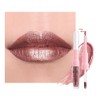 Kaely 2-in-1 Dark Bronze Metallic Lipstick and Lip Liner, Shimmer
