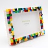 Creative colorful DIY Building Block 6‘’ Single Photo Frame -