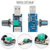 Youmile 5pcs USB Fan Speed Controller DC 5V Mini USB