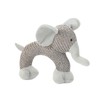 Woozapet Minimalist Squeaky Plush Interactive Dog Toy (Elephant)